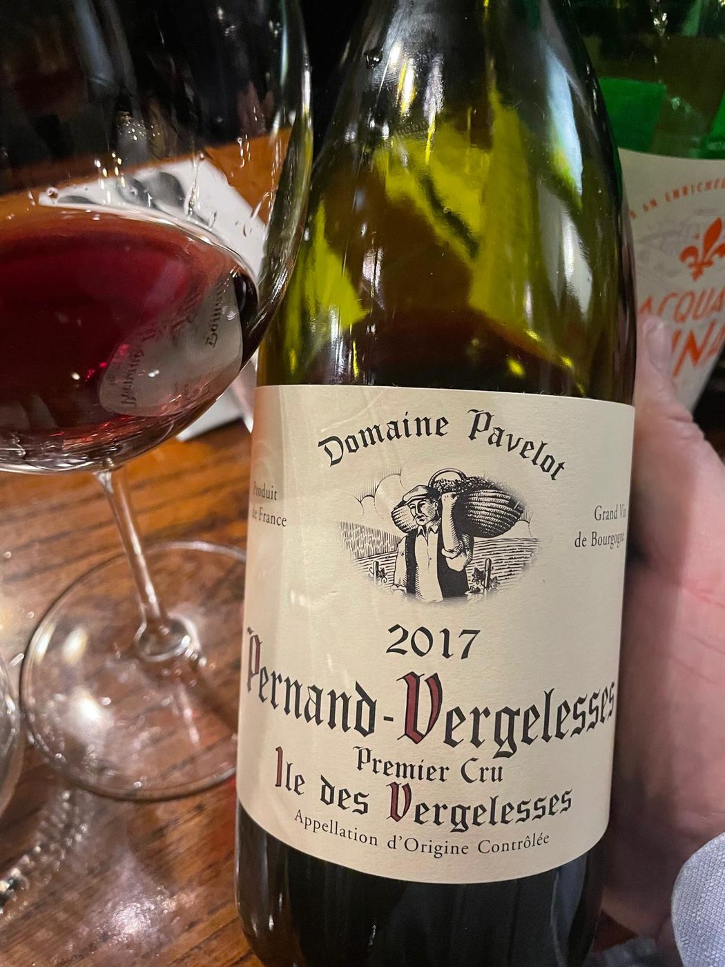 Domaine Pavelot Pernand-Vergelesses 2017, Borze Café Antwerpen