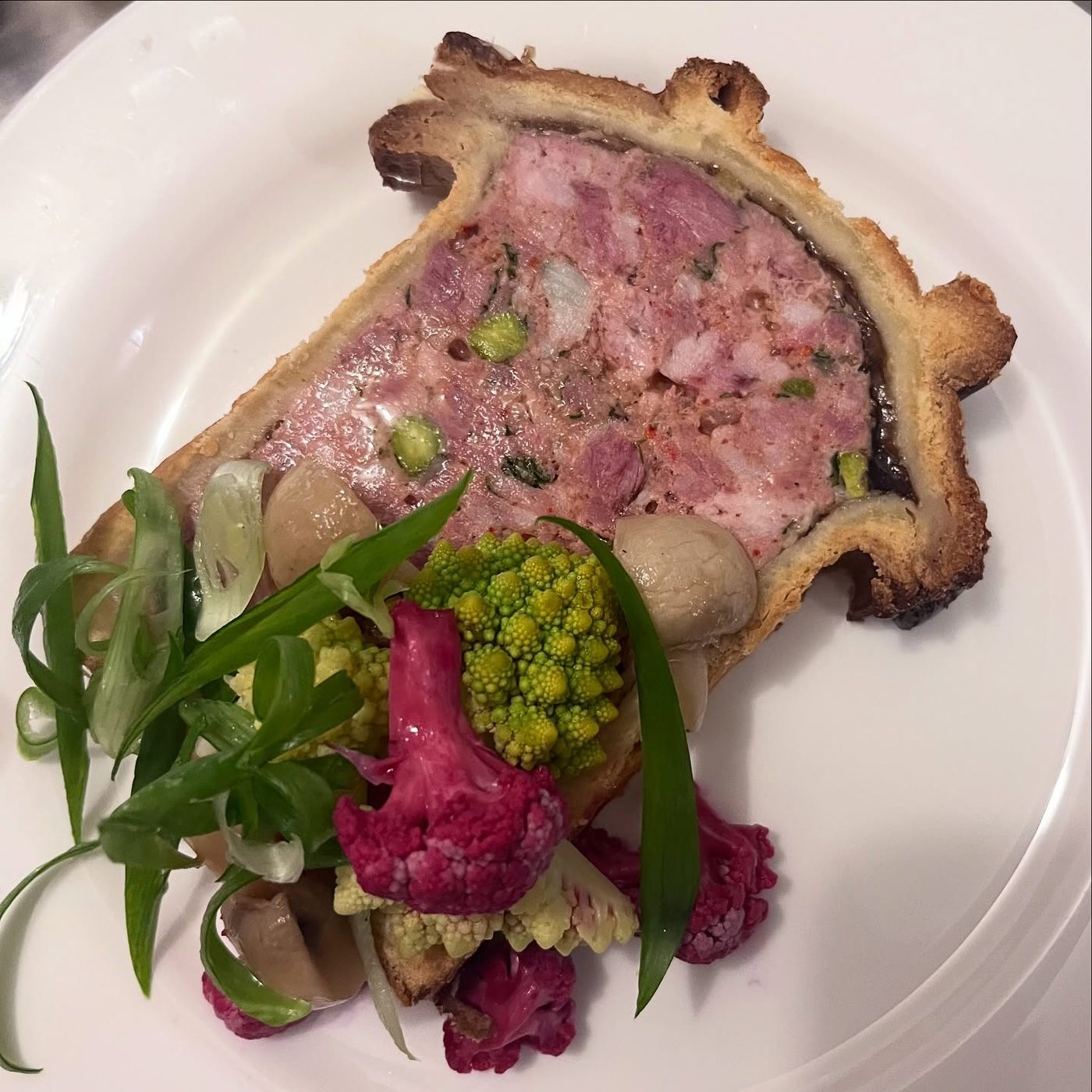Pâté en croûte im Borze Café Antwerpen